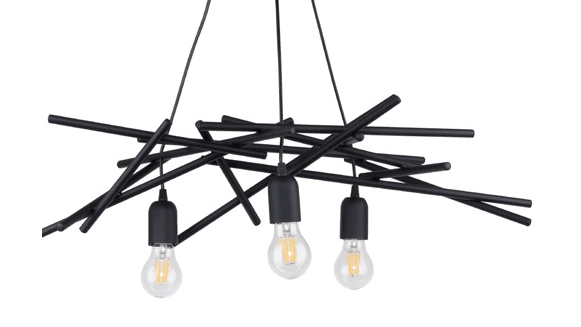 Rustic hanging lamp