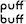 PUFF BUFF Lichter