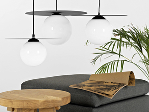 SKIVA BALL S Pendelleuchte - schwarz small 1