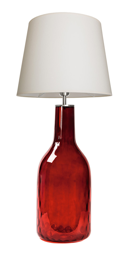 Prüfen Glaslampe Famlight Alor Ruby creme / weiß E27 60W handgemacht Glaslampe Famlight Alor Ruby creme / weiß E27 60W handgemacht