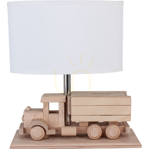 Hellux Kinder-Tischlampe Lkw mit Spardose, weißer Schirm 411.24.09 small 4