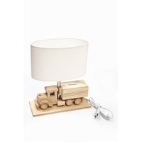 Hellux Kinder-Tischlampe Lkw mit Spardose, weißer Schirm 411.24.09 small 1