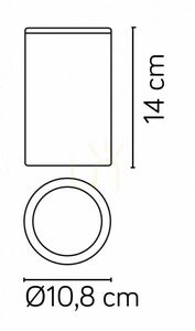 Außen-Deckenleuchte schwenkbar SU-MA Adela 7004 DG Anthrazit IP54 GU10 small 2