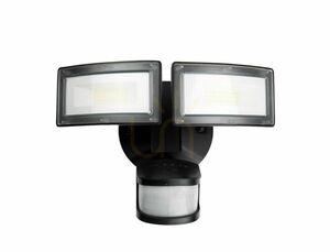 Außenwandleuchte SU-MA Duo 6556-PIR schwarz LED 36W IP54 Bewegungsmelder small 1