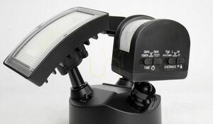 Außenwandleuchte SU-MA Duo 6556-PIR schwarz LED 36W IP54 Bewegungsmelder small 4
