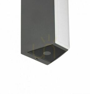 Außenwandleuchte SU-MA M1401 DG dunkelgrau LED 6W 4000K 2-flammig small 1