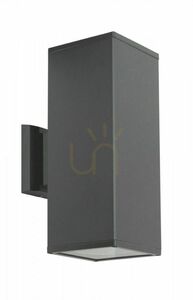 Außenwandleuchte SU-MA Adela 8001 DG dunkelgrau E27 2-flammig IP54 small 0