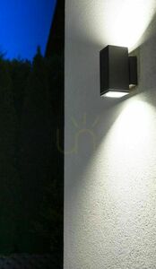 Außenwandleuchte SU-MA Adela Midi dunkelgrau Up & Down GU10 M1460 DG small 2