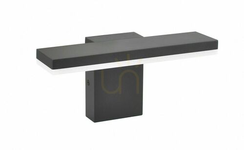 Prüfen Außenwandleuchte SU-MA Fler 17601 DG LED dunkelgrau 10W 4000K IP54