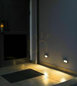 Außenwandeinbauleuchte SU-MA M2031 LED dunkelgrau 3000K IP65 small 4
