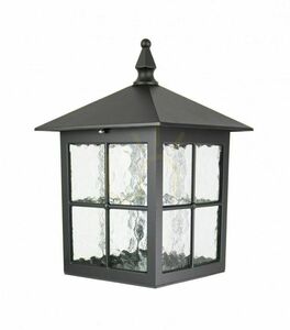 Außenwandleuchte SU-MA Venedig K 1018 KW Schwarz Patina Aluminium Glas small 0