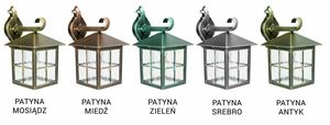 Außenwandleuchte SU-MA Wenecja schwarz patina E27 K 3012/1/KW small 5