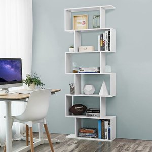 Würfel Bücherregal in weiß LBC61WT Songmics small 2