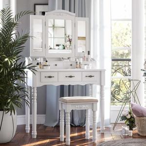 Weißer Schminktisch RDT60WT small 0