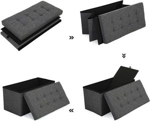 Klappbarer Sitzpuff mit Aufbewahrung LSF46GYZ small 6