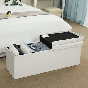 Klappbarer Sitzpuff mit Aufbewahrung LSF75WT 3 Klappbarer Sitzpuff mit Aufbewahrung LSF75WT small 3