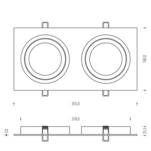 Dual Black Downlight Alcazar 142.BB small 3