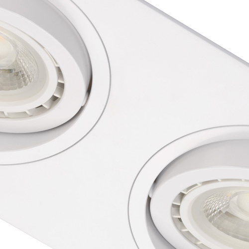 Prüfen Lumifall Alcazar 142.WW Einbauleuchte weiß, 2 × AR111 G53