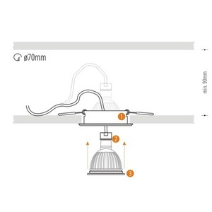 Black Alcoy 540.BC Downlight kippen 4 Black Alcoy 540.BC Downlight kippen small 4