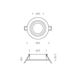 White Recessed Spot Bosque 540.WC 2 White Recessed Spot Bosque 540.WC small 2