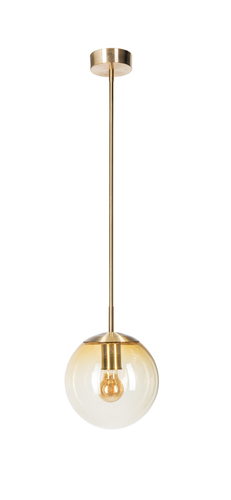 Prüfen BACAN Küche Pendelleuchte Satz von 1 Famlight 14,5 cm E27 60W Messing