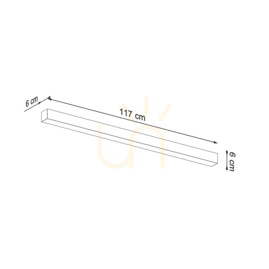 Aussicht Deckenleuchte PINNE 118 weiß Thoro Deckenleuchte PINNE 118 weiß Thoro