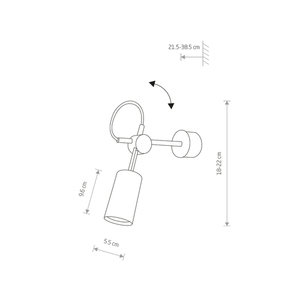 Wandleuchte Nowodvorski EYE I 5654 weiß GU10 R50 small 1