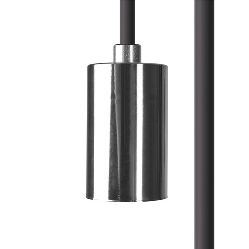 Prüfen Nowodvorski Cameleon Cable E27 8658 Aufhängung, 1,5 m Kabel, Schwarz / Chrom