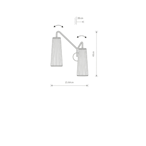 Leuchte DOVER WHITE II Wandleuchte small 1