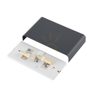 Minimalistische Graphit-Wandleuchte HAGA 9710 - Nowodvorski small 4