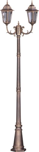 Prüfen Hohe Außen-Stehleuchte K-7006A2/2 schwarz/gold aus der LOZANA Serie - ausverkauft