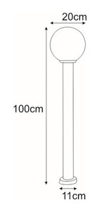Niedrige Stehleuchte K-LP270-1000 aus der ANA-Serie small 1