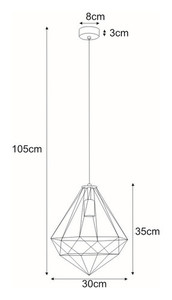 Hängelampe K-4000 aus der MARKO-Serie small 1