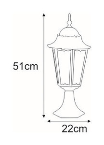 Niedrige schwarze Stehlampe K-5006S aus der LOZANA-Serie 1 Niedrige schwarze Stehlampe K-5006S aus der LOZANA-Serie small 1