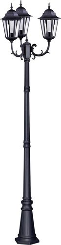 Prüfen Hohe schwarze Stehlampe K-7006A2 / 3 für den Außenbereich aus der LOZANA-Serie