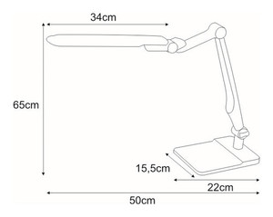 Schreibtischlampe K-BL1207 schwarz aus der MICA-Serie small 1