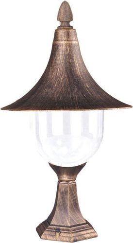 Prüfen Niedrige Außenlampe K-8128 schwarz / gold aus der BOSTON-Serie