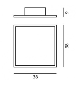 Wandleuchte Ramko AKIRA LED 17W schwarz 38 cm SKU 67078 small 1