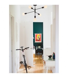Plafond Ramko ALTA 5xE27 LED schwarz/weiß 90x57 cm Biały 67763 Czarny 67764 small 1