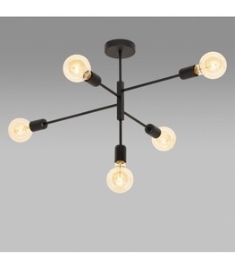 Plafond Ramko ALTA 5xE27 LED schwarz/weiß 90x57 cm Biały 67763 Czarny 67764 small 0