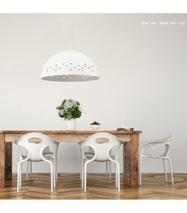 Pendelleuchte Ramko BLUM weiß 3-flammig E27 180 cm 66755 small 1