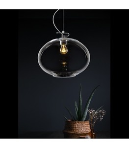 Pendelleuchte Ramko DONUT transparent E27 LED 15W 36 cm SKU 67366 small 2
