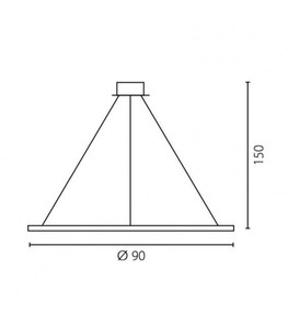 Pendelleuchte Ramko ECHO 90 LED 3000K 35W 67891 small 3