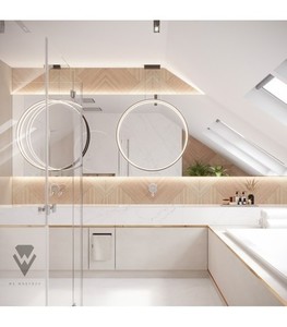 Pendelleuchte Ramko ECHO VERTICAL 120 LED 45W Weiß Schwarz Gold 3000K SKU 67952 small 0