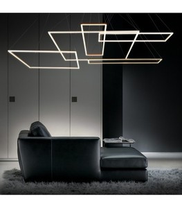 Pendelleuchte Ramko EDO LED 35W 3000K 123x23 cm Weiß Schwarz Rot Pastellblau 67030 small 2