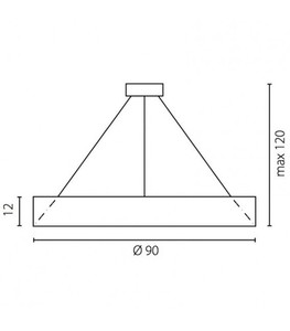 Pendelleuchte Ramko FOG LED 70W 3000K 90cm 67243 small 2