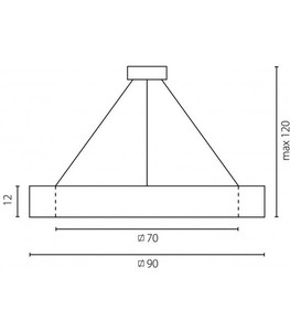 LED Hängeleuchte Ramko HOLS 90 3000K 70W 67246 small 3