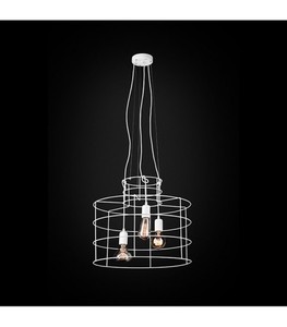 Pendelleuchte Ramko LANA weiß 3-flammig E27 50 cm SKU 67795 small 0