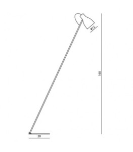 Stehlampe Ramko LOTTA Schwarz E27 160 cm 66146 small 3