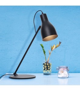 Tischlampe Ramko LOTTA E27 LED 60W Schwarz Weiß 20 cm SKU 66145 small 0